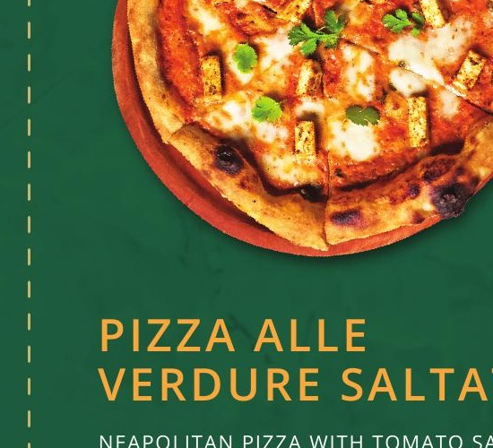 Pizza Alle Verdure Saltate