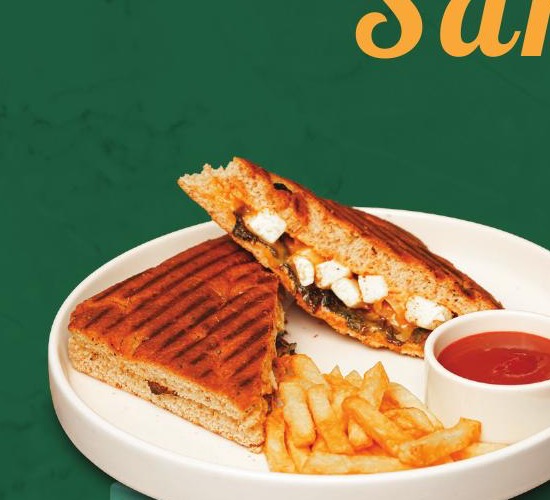 Panino al Paneer Affumicato
