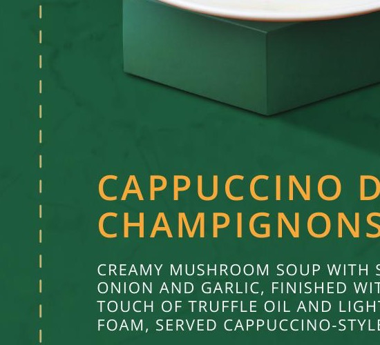 Cappuccino de Champignons