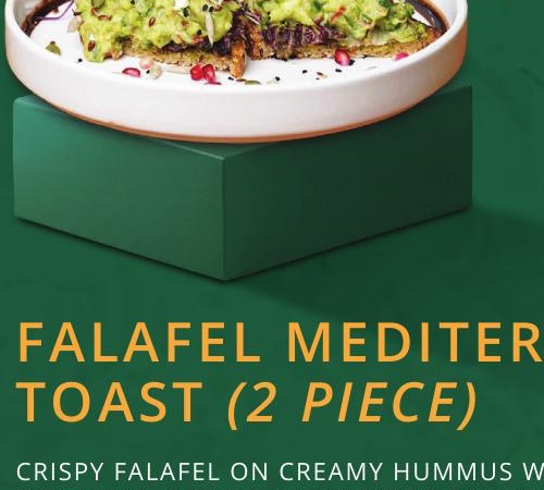 Falafel Mediterraneo Toast